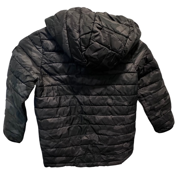 GAP Kids Boys CAMOUFLAGE Green Lightweight Puffer Jacket XS perfect for school - Picture 2 of 10